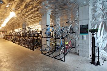 Yard apartments bike storage